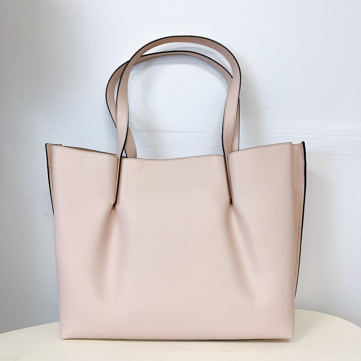 MICHAEL KORS 35H0GU5T9T Emilia Large Pebbled Leather Tote Bag In Powder Blush MICHAEL KORS 35H0GU5T9T Emilia Large Pebbled Leather Tote Bag In Powder Blush